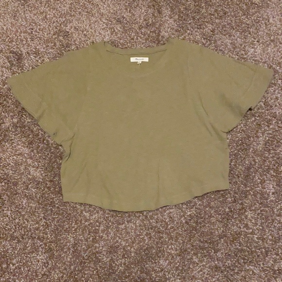 Madewell Texture & Thread Flutter-Sleeve Top - Picture 5 of 9